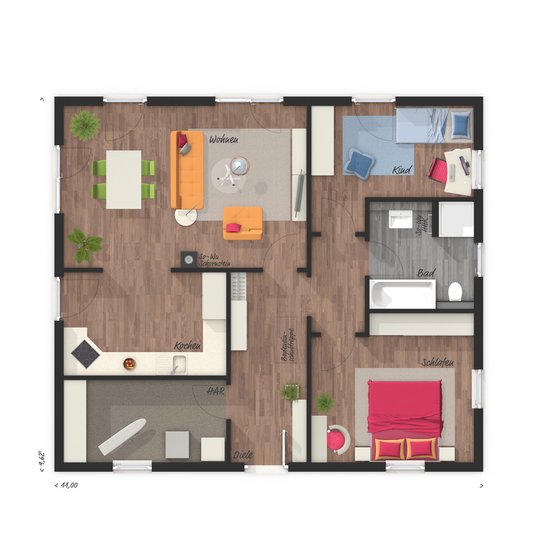 Bungalow-92-Erdgeschoss-Style